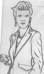 Sketch by Geofrey Darrow from HALF BREED - click to enlarge